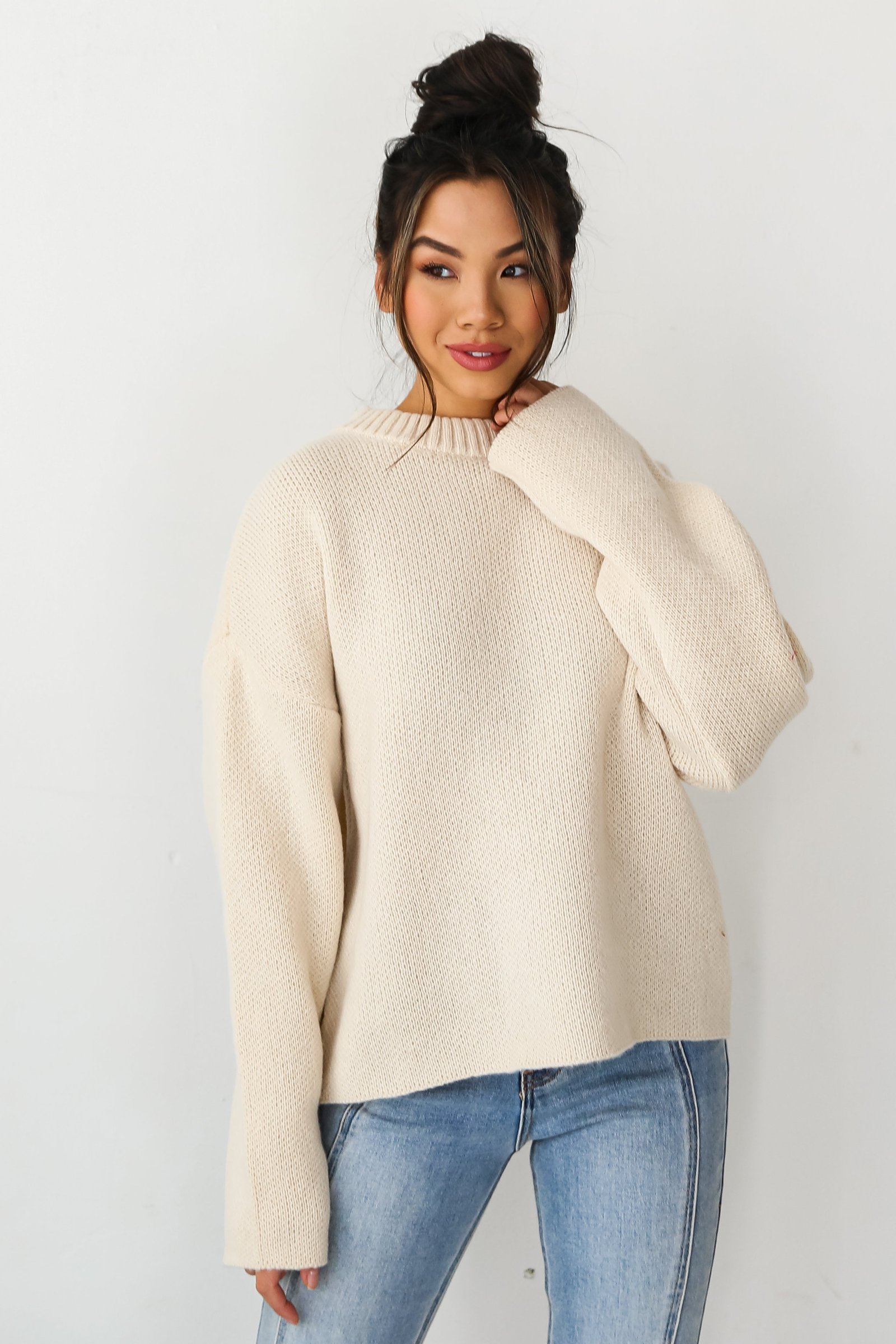 Hailey Oversized Sweater - DOORBUSTER